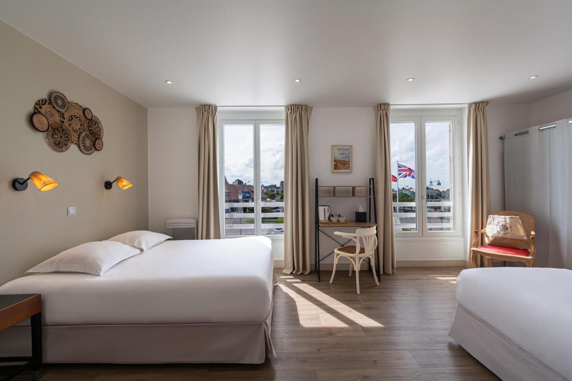 Hotel De La Plage Courseulles-sur-Mer Exterior foto