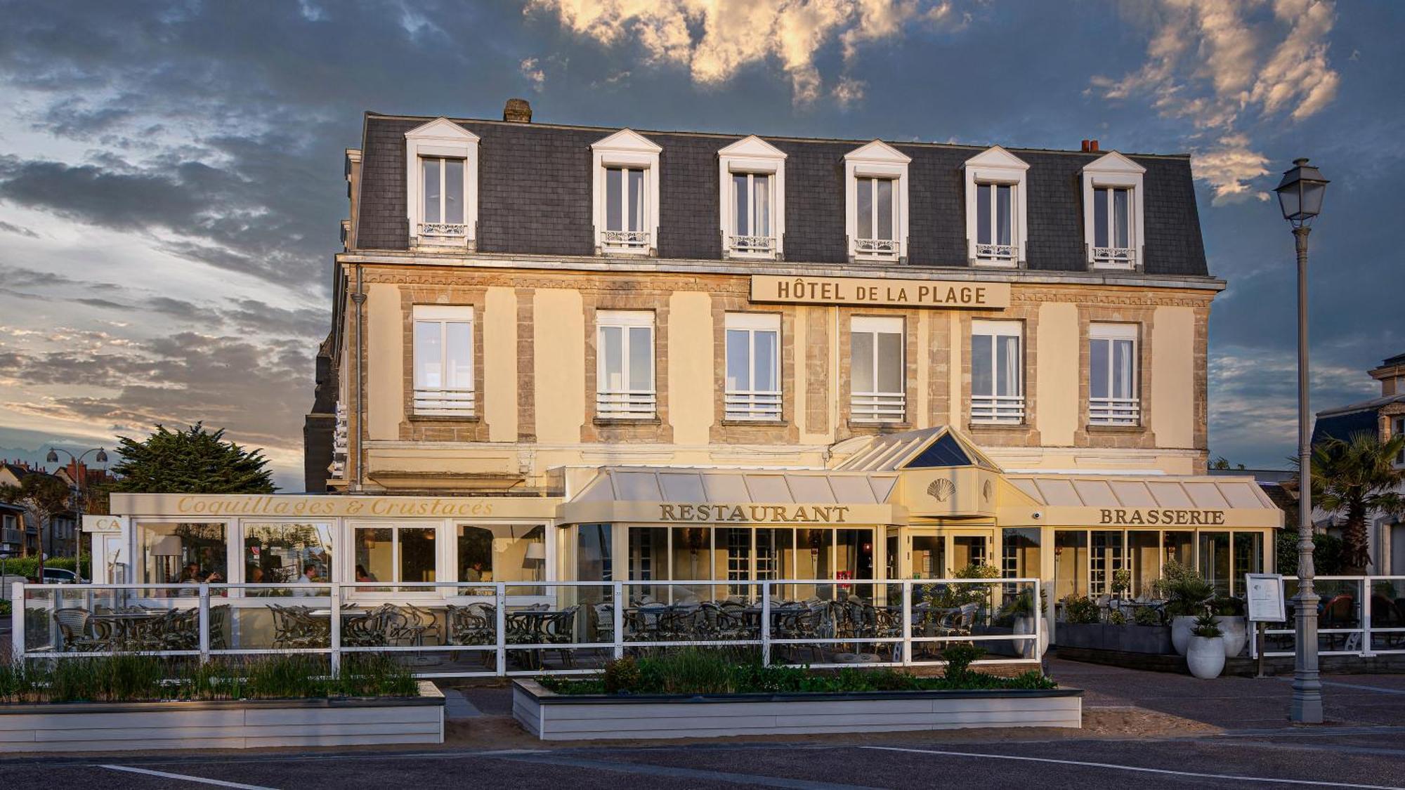 Hotel De La Plage Courseulles-sur-Mer Exterior foto